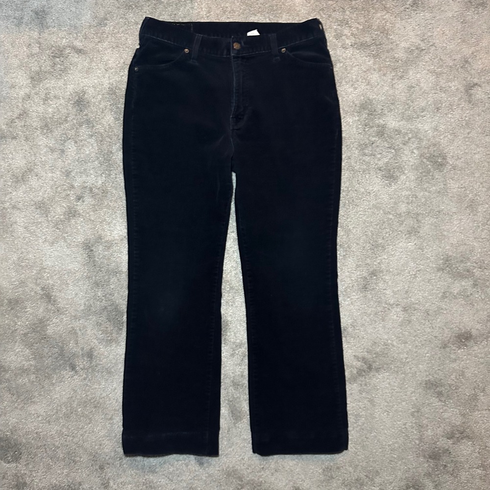 Levi's Corduroy Pants Mens 31 (Fit 32x27.5) Navy Blue Straight Leg 59802-6259